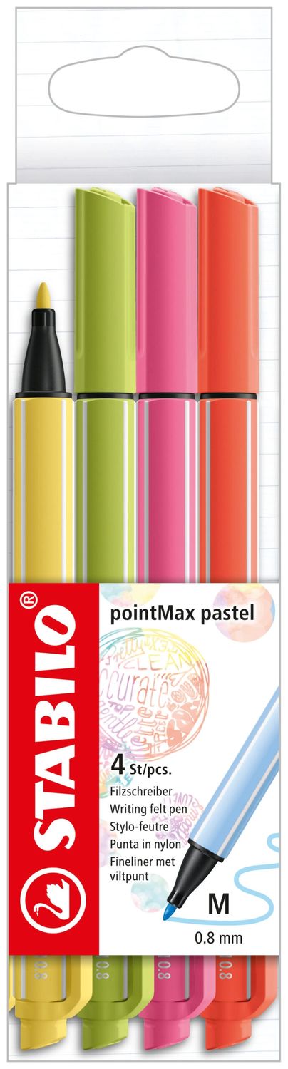 MARCADOR DE PUNTA FINA TONOS PASTEL