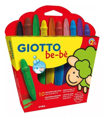CRAYON DE CERA GIOTTO BEBE X 10