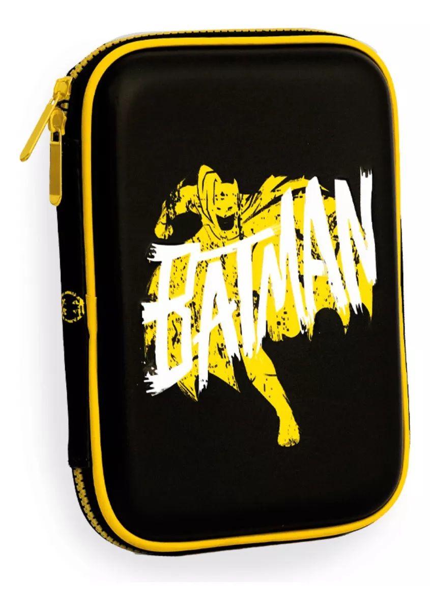 CARTUCHERA RIGIDA DISEÑO BATMAN - FLASH