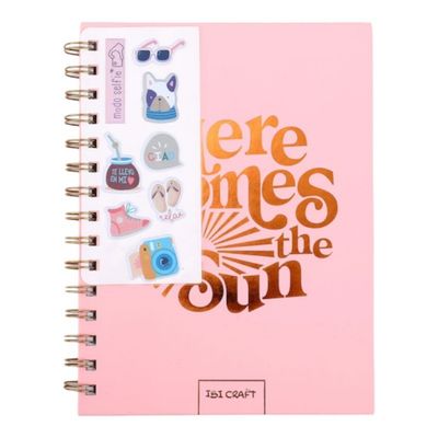 CUADERNO IBI CRAFT HERE COMES THE SUN 80 HOJAS