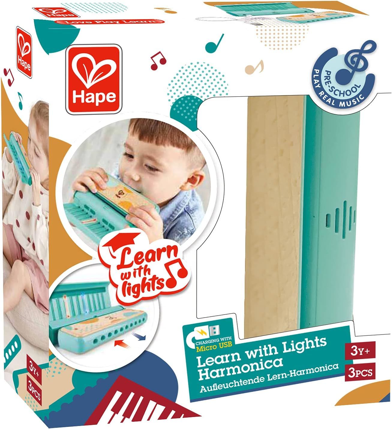 ARMONICA LUMINOSA INTERACTIVA HAPE