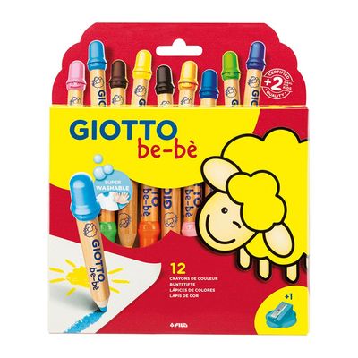 LAPICES DE COLORES BEBE 12 UNIDADES GIOTTO