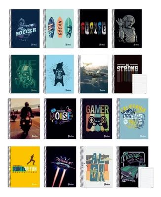 CUADERNOLA ILUSTRA 96 HOJAS TAPA DURA DISEÑOS VARIOS