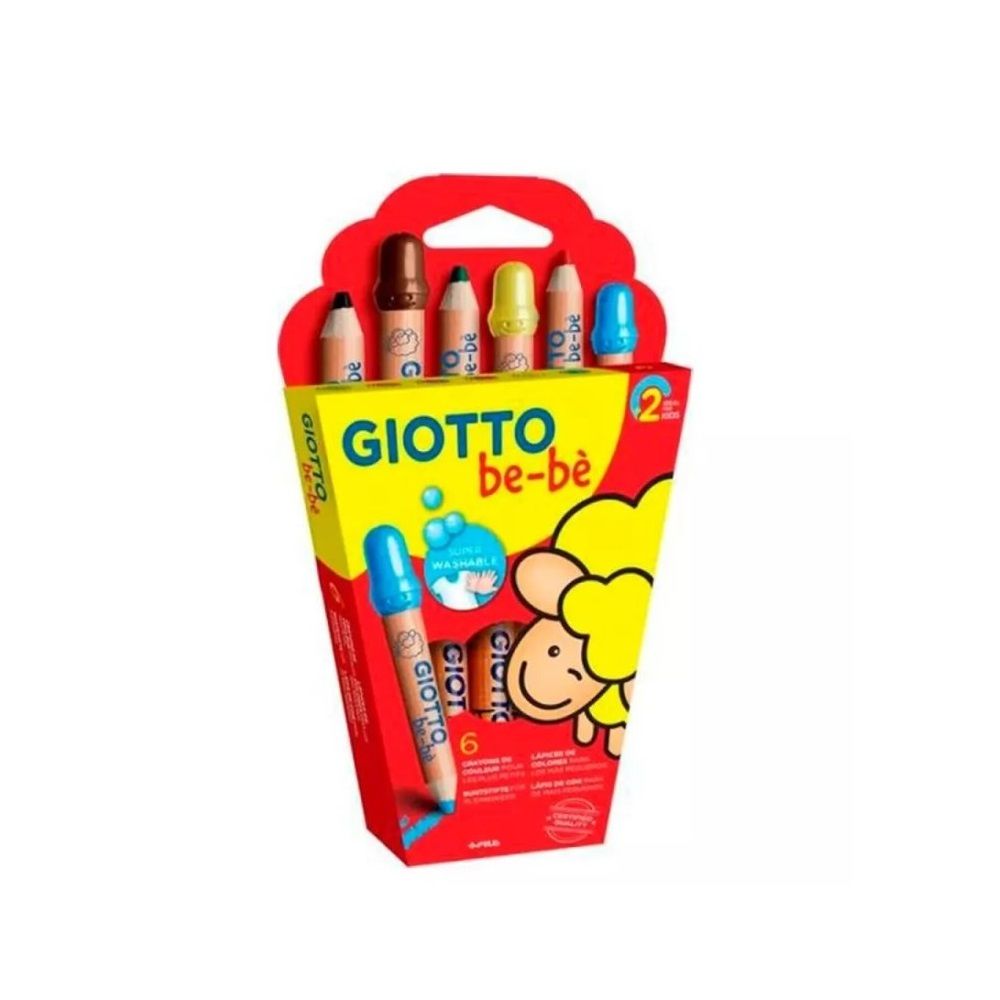 LAPICES BEBE POR 6 UNIDADES GIOTTO