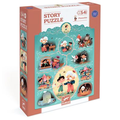 STORY PUZZLE 54 PCS DJECO