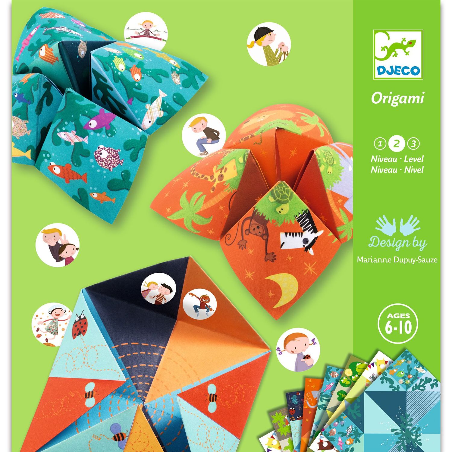 ORIGAMI SAPITOS CON PRENDAS 6-10 AÑOS