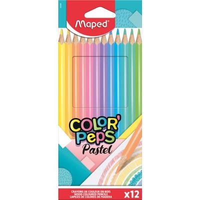 COLOR PEPS PASTEL COLORES SURTIDOS 12