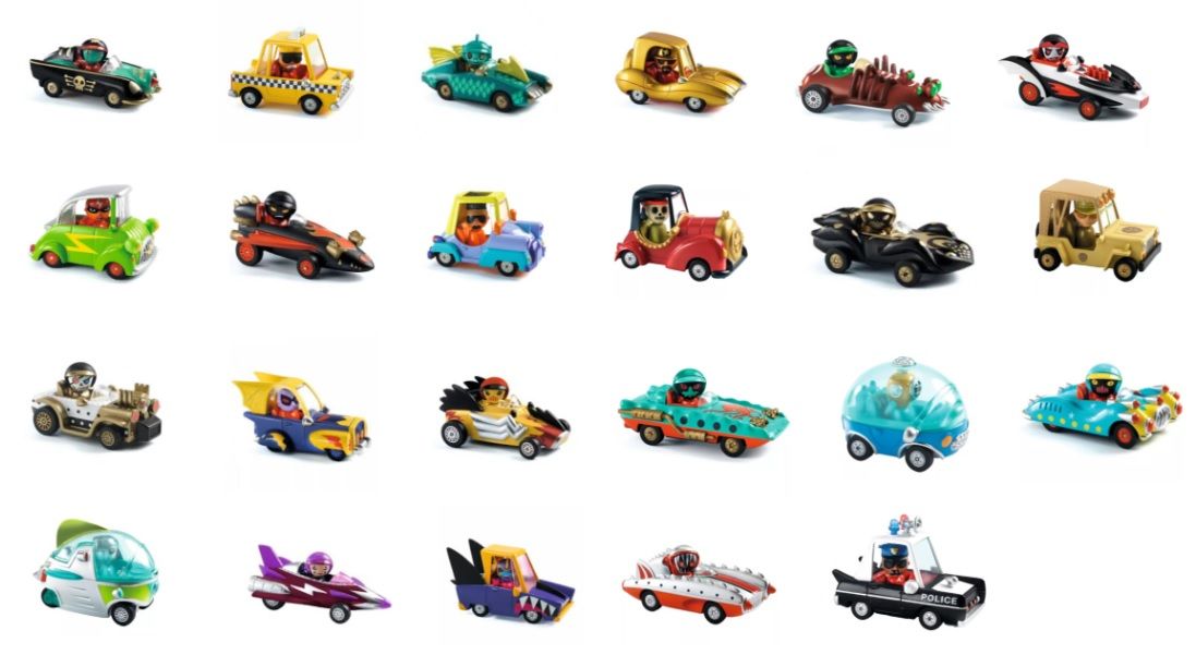 AUTOS COLECCIONABLES CRAZY MOTORS