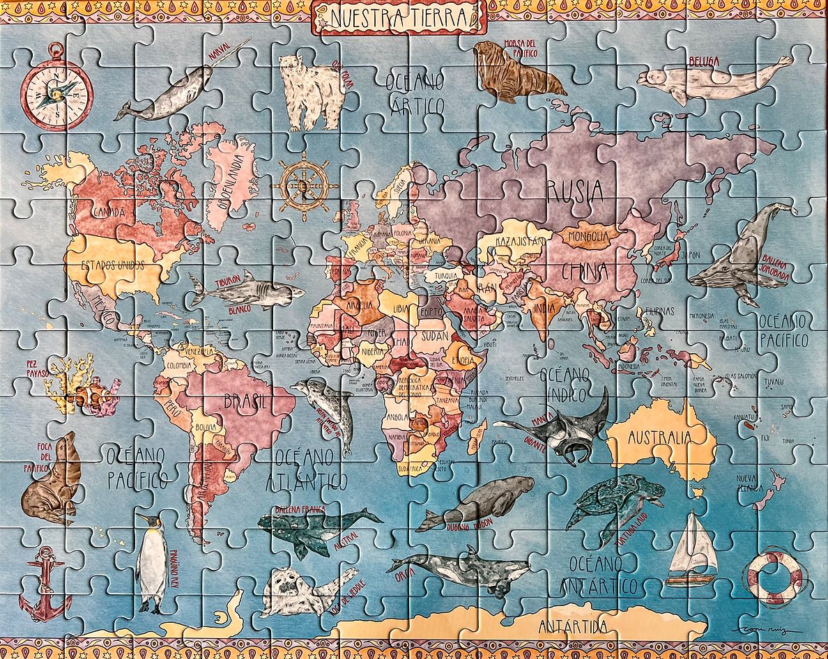 PUZZLE NUESTRA TIERRA 120 PIEZAS