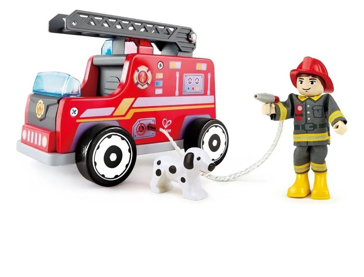 CAMION BOMBERO EN MADERA