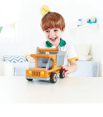 CAMION VOLQUETA EN MADERA