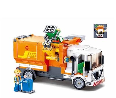 CAMION DE BASURA 329 PCS SLUBAN BLOQUES DE CONSTRUCCION