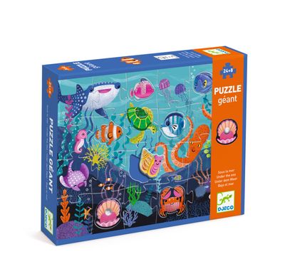 PUZZLE GEANT BAJO EL MAR 24+8 PIEZAS