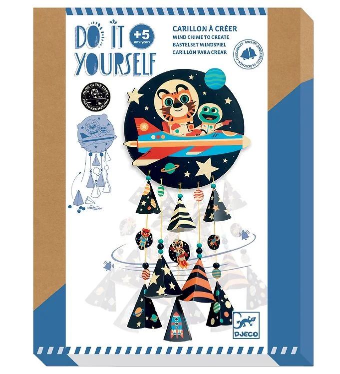 SET DE MANUALIDADES COLGANTE COHETE DIY