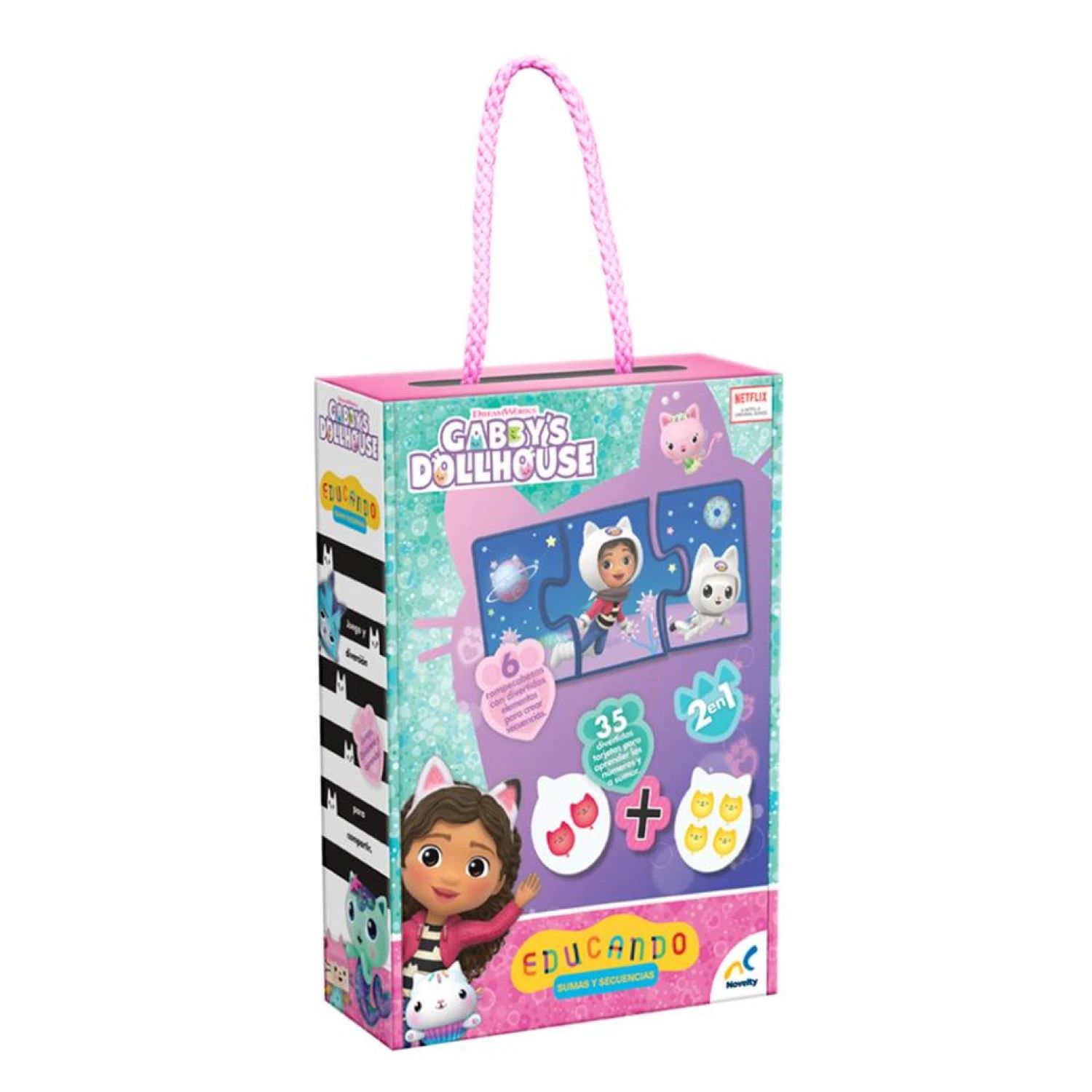 JUEGO DE SUMAR Y CONTAR GABBY&#39;S DOLL HOUSE