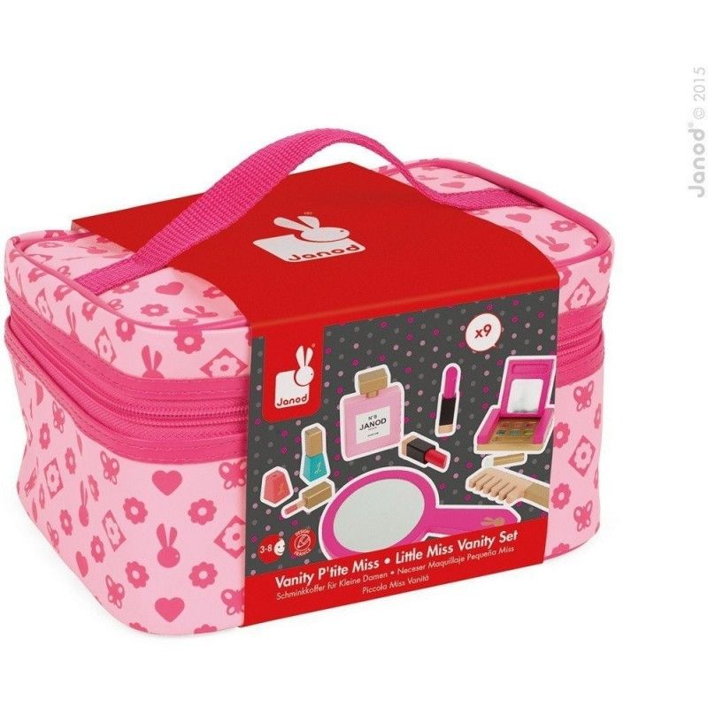 SET DE MAQUILLAJE EN MADERA