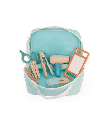 SET DE PELUQUERIA EN MADERA