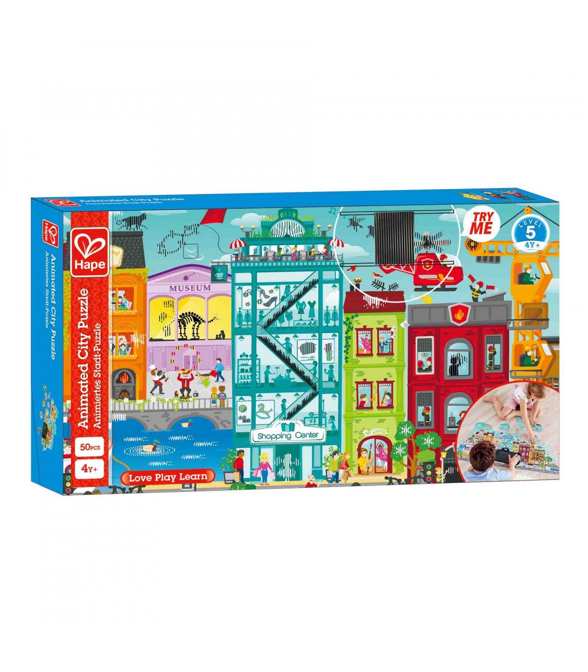 PUZZLE ANIMADO DE LA CIUDAD 49 PIEZAS