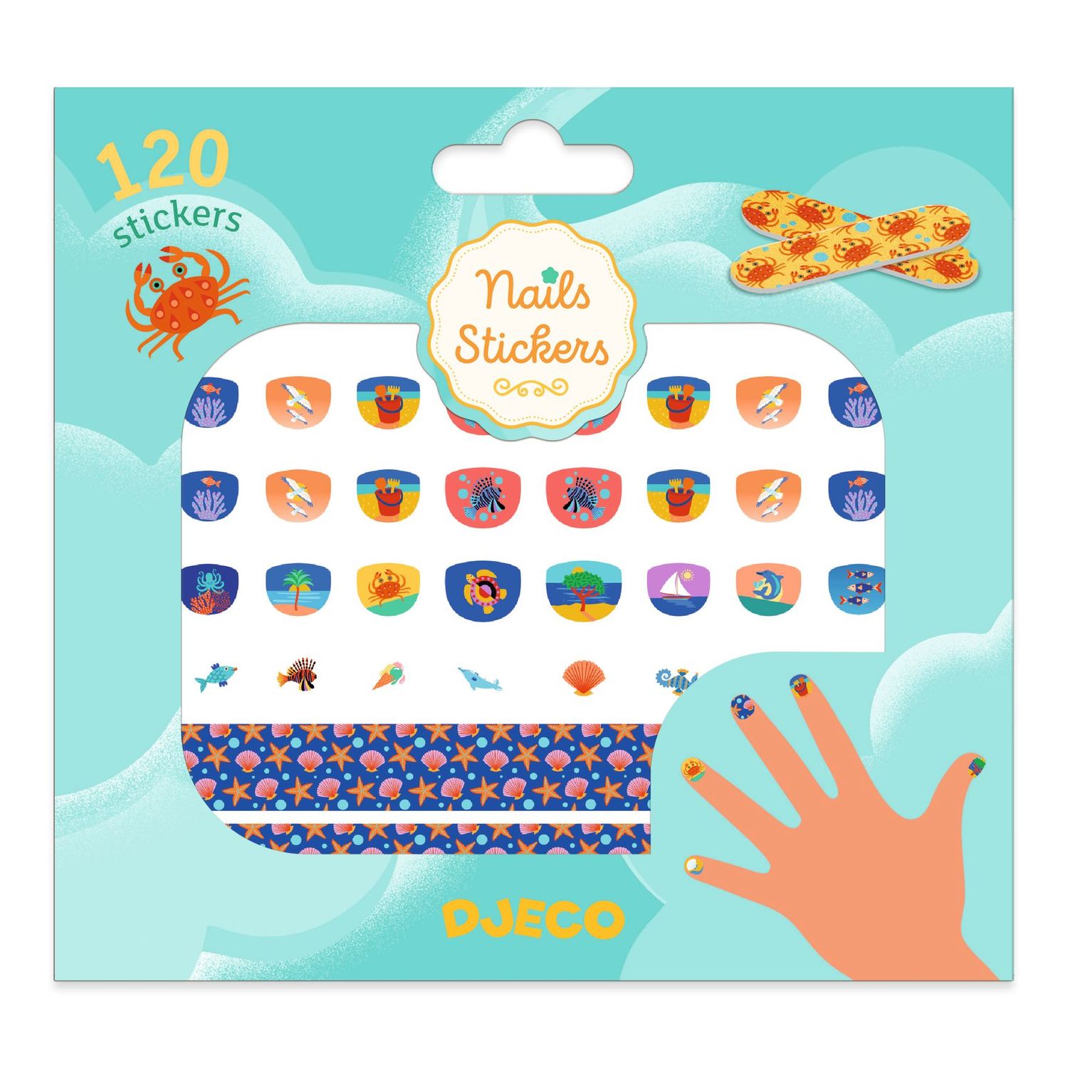 STICKERS PARA UÑAS MEDITERRANEO