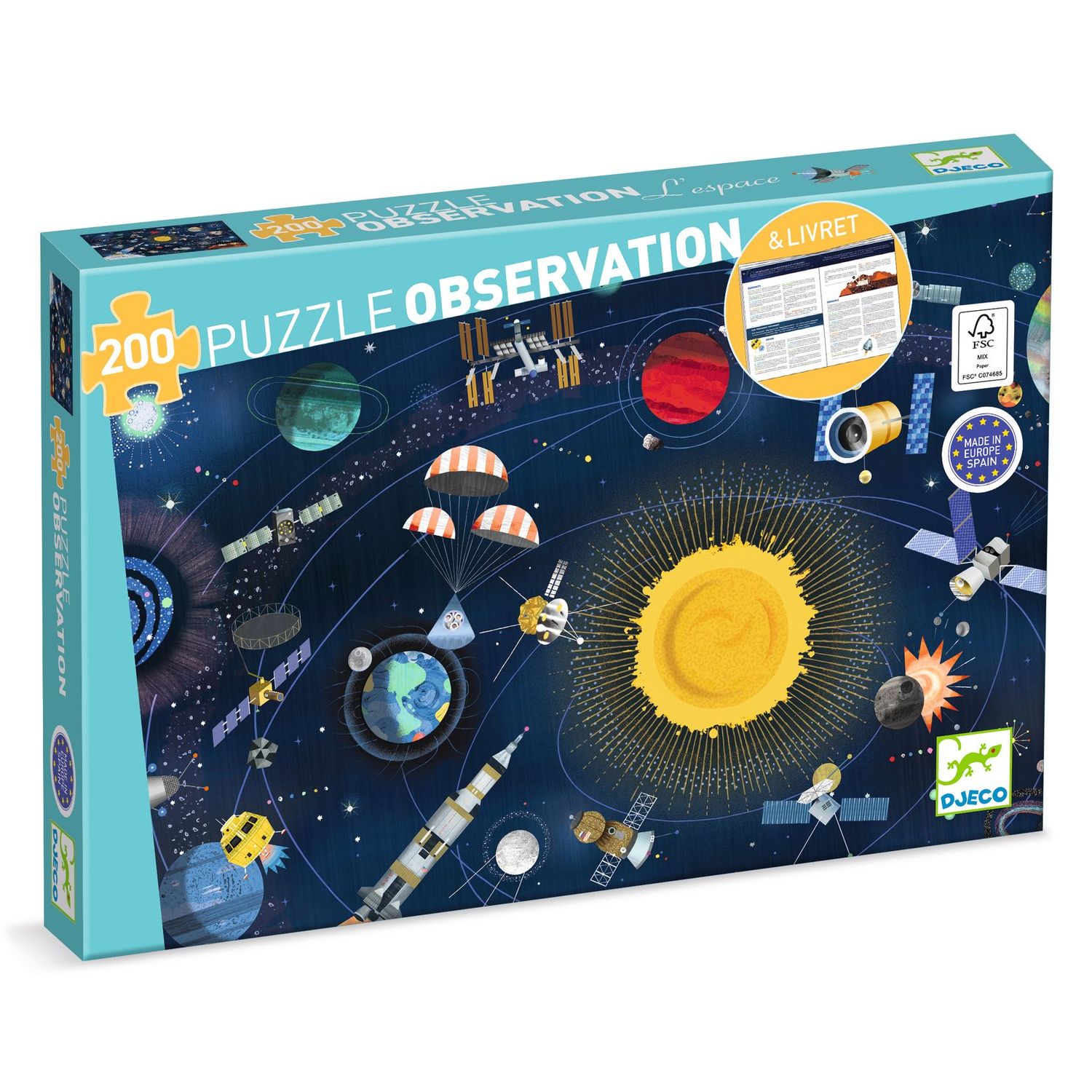 PUZZLE OBSERVACION ESPACIO 200 PIEZAS