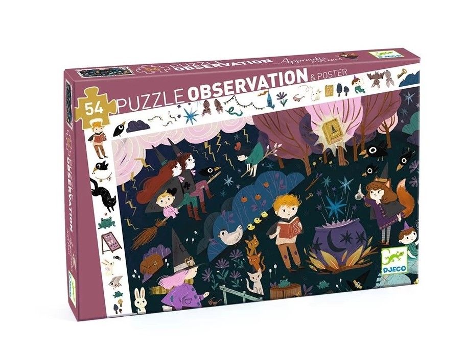 PUZZLE OBSERVACION APRENDICES DE BRUJO 54 PIEZAS