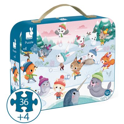 PUZZLE FIESTA EN LA NIEVE 36 PIEZAS