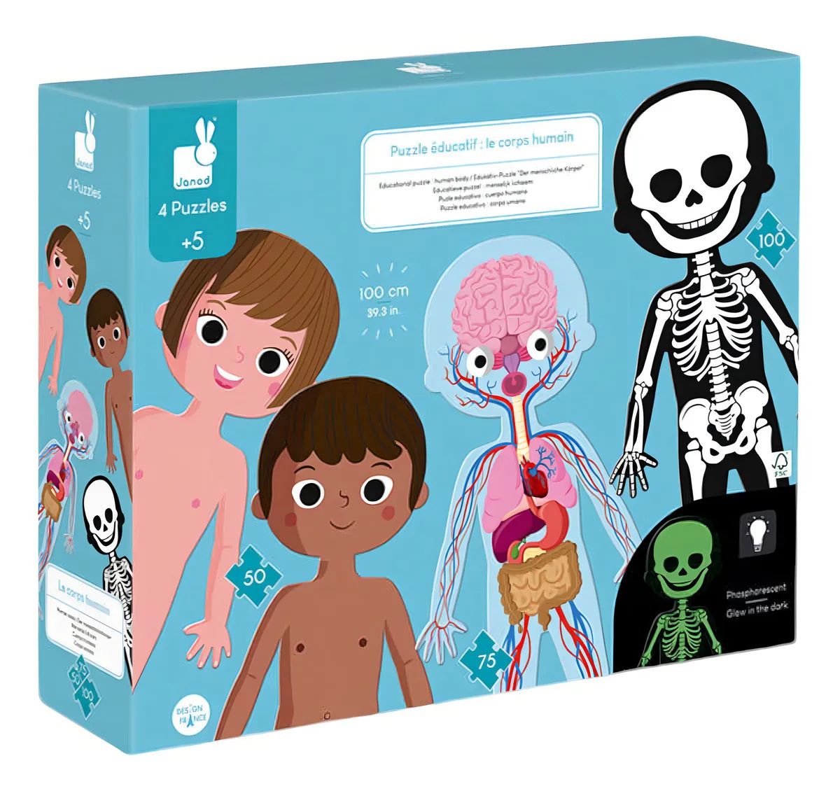 PUZZLE GIGANTE EDUCATIVO CUERPO HUMANO