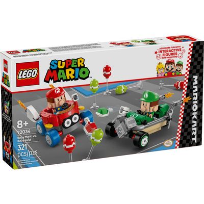 LEGO SUPERMARIO MARIO KART VS LUIGI 321 PIEZAS
