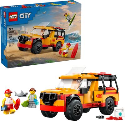 LEGO CITY DE RESCATE CAMIONETA SALVAVIDAS EN LA PLAYA 214 PIEZAS