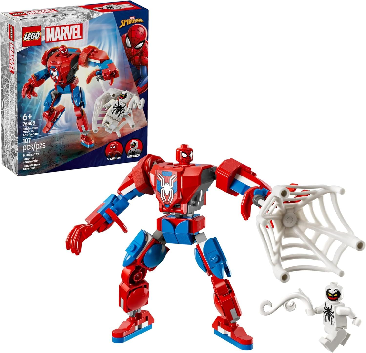 LEGO SPIDERMAN VS ANTI VENOM 107 PIEZAS