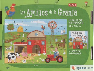 LIBRO LOS AMIGOS DE LA GRANJA + PUZZLE 30 PIEZAS