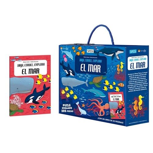 VIAJA CONOCE EXPLORA EL MAR LIBRO Y PUZZLE 205