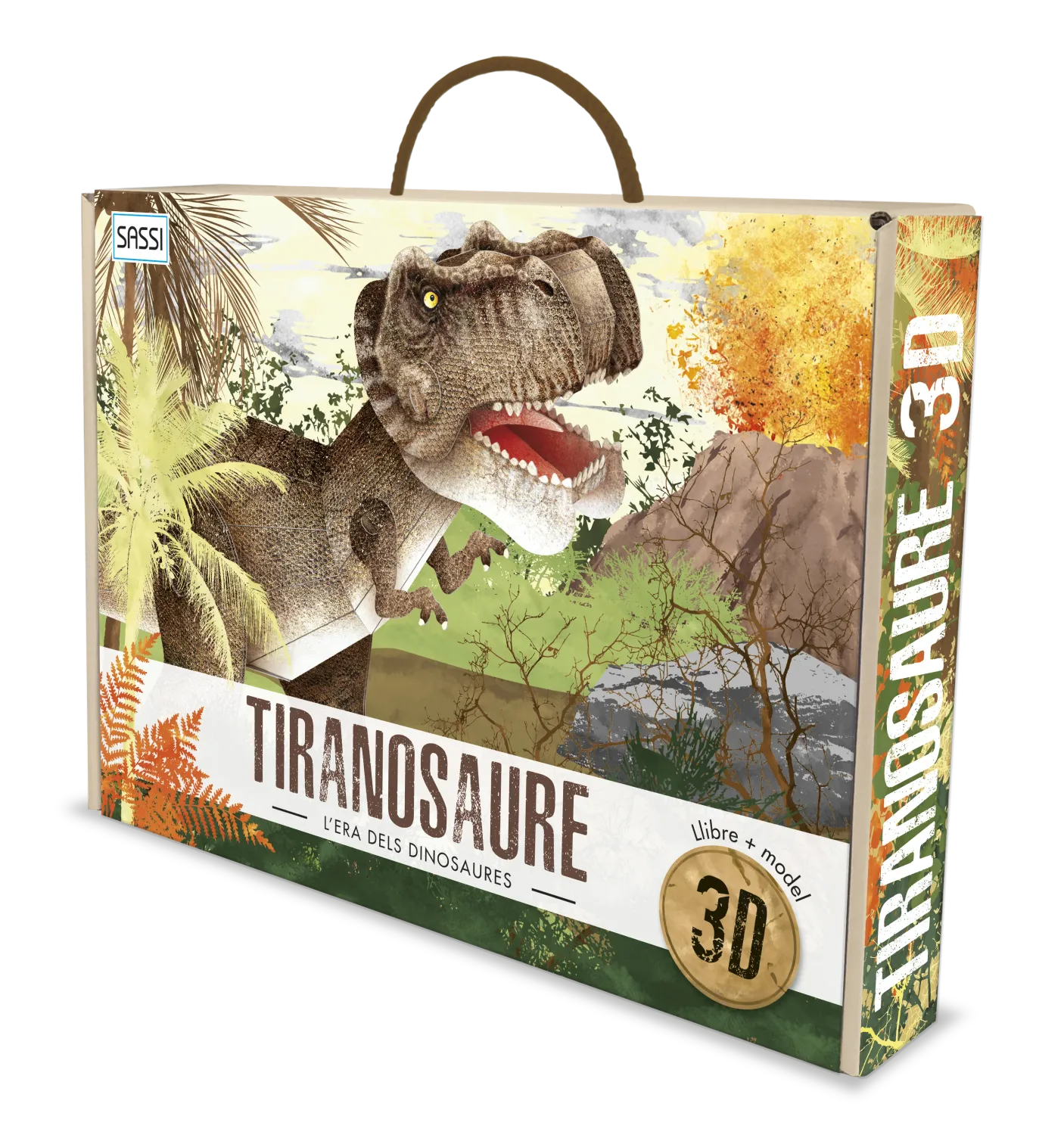 TIRANOSAURIO LA ERA DE LOS DINOSAURIOS 53 PIEZAS