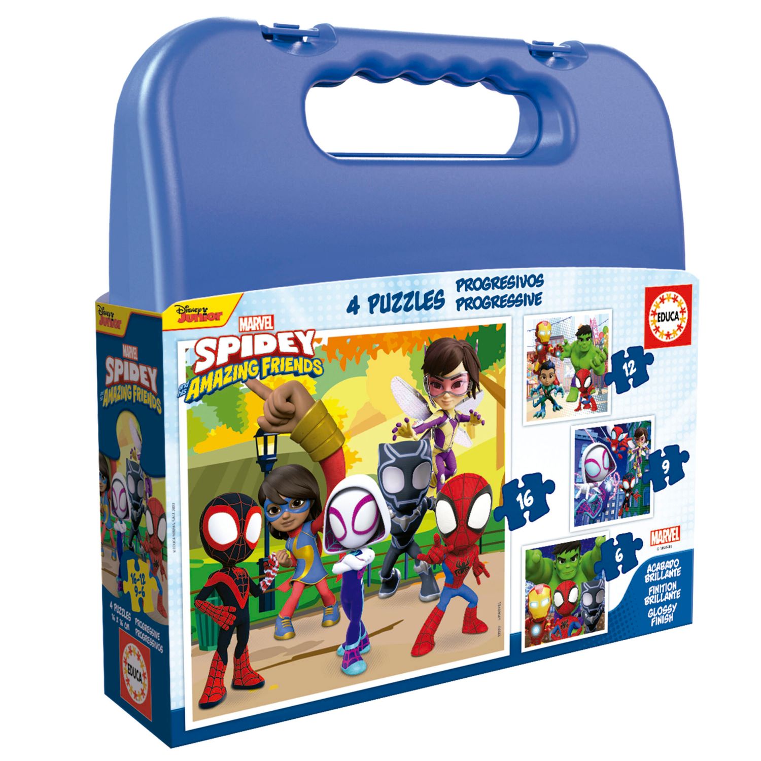 VALIJA SPIDEY 4 PUZZLES