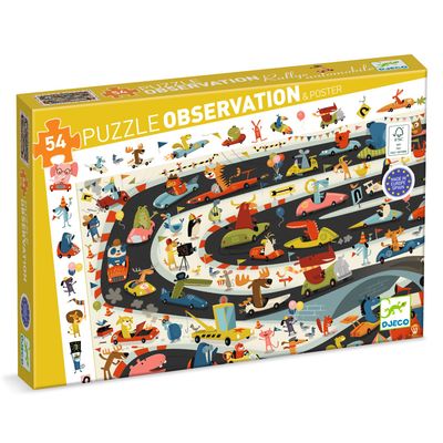 PUZZLE OBSERVACION RALLY 54 PIEZAS