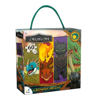 PUZZLE 4 EN 1 COMO ENTRENAR A TU DRAGON