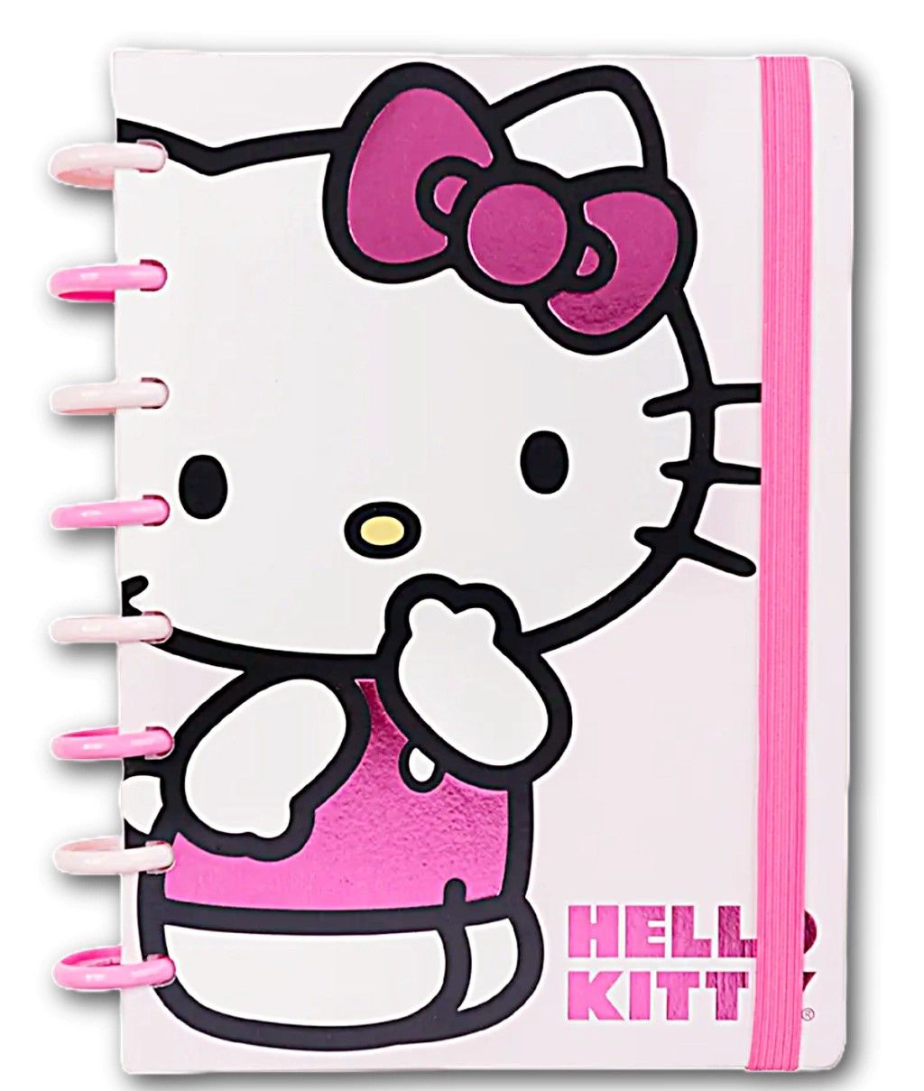 CUADERNO MOOVING HELLO KITTY DISCOS