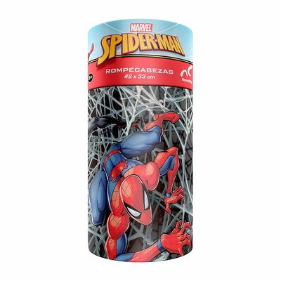 PUZZLE EN CILINDRO SPIDERMAN