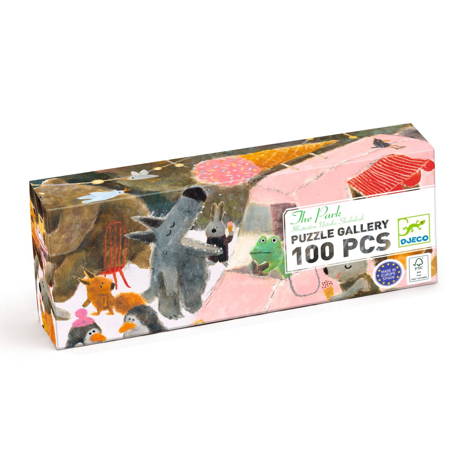 PUZZLE GALLERY EL PARQUE 100 PIEZAS DJECO
