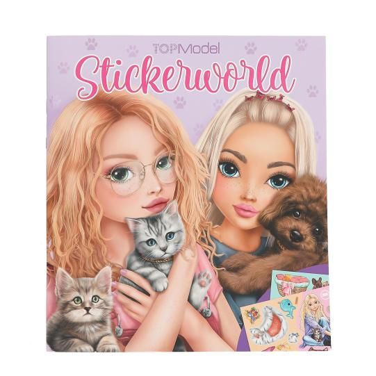 TOP MODEL  STICKERWORLD KITTY AND DOGGY