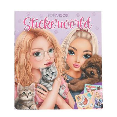 TOP MODEL  STICKERWORLD KITTY AND DOGGY