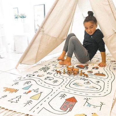 ALFOMBRA INFANTIL DISEÑO CIUDAD