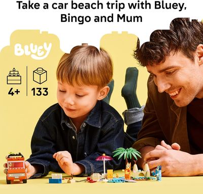 LEGO DUPLO BLUEY EXCURSION FAMILIAR A LA PLAYA