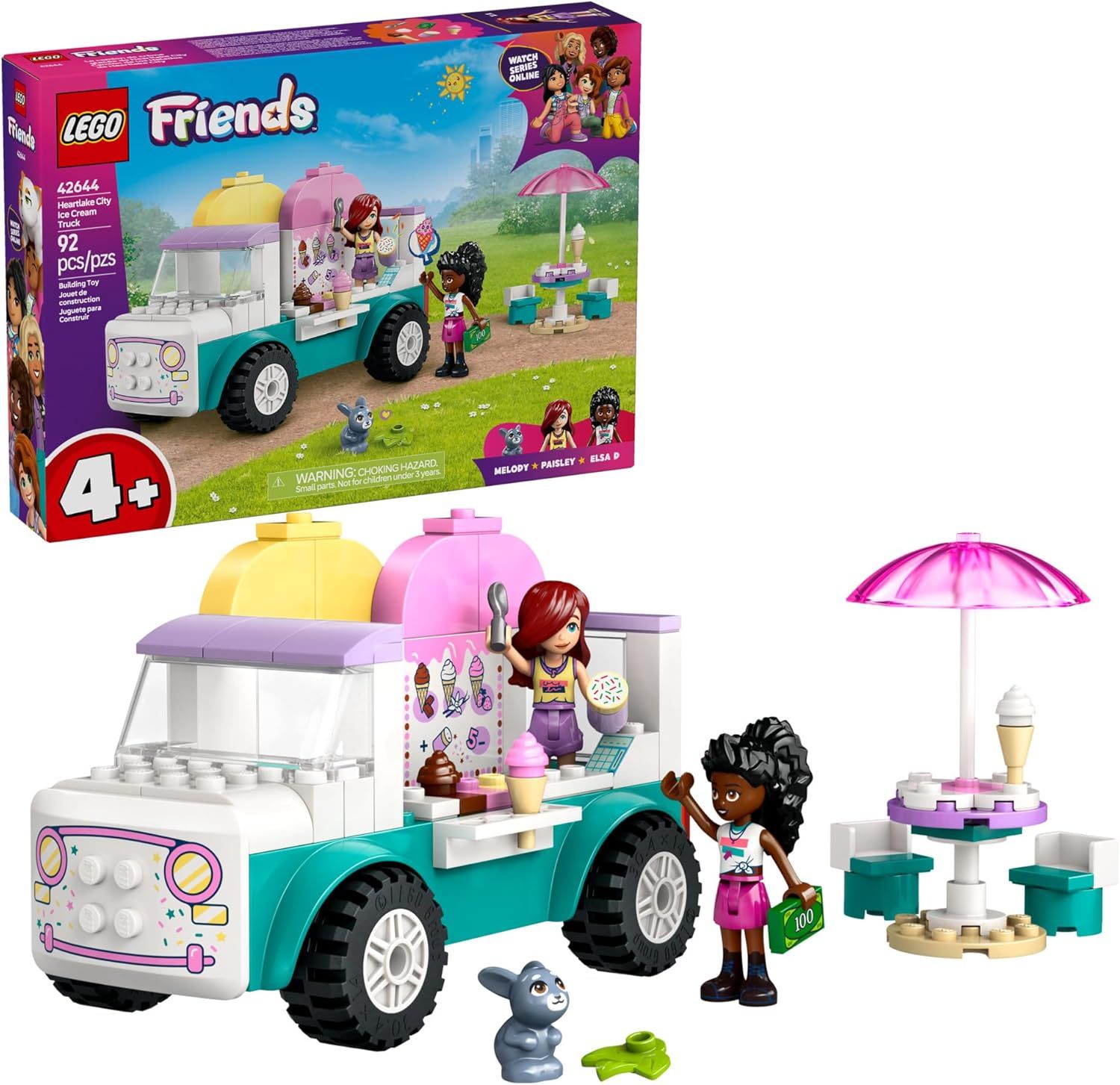 LEGO FRIENDS CAMION DE LOS HELADOS DE HERTLAKE CITY