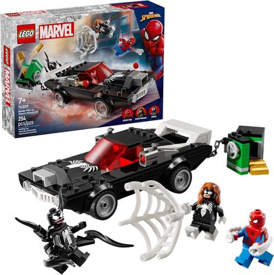 LEGO SPIDERMAN VS VENOM MUSCLE CAR