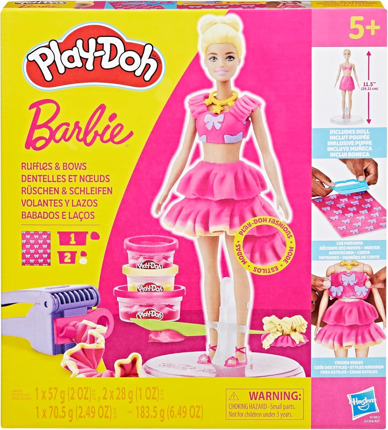 PLAY DOH BARBIE DISEÑADORA DE MUÑECAS