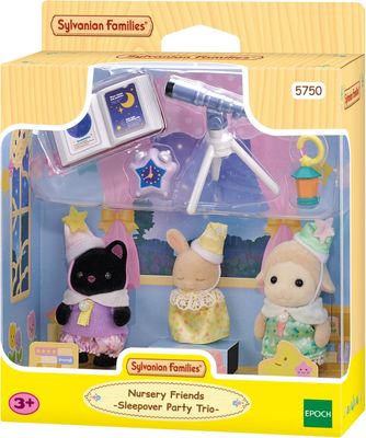 SYLVANIAN FAMILIES FIESTA DE PIJAMAS AMIGOS DE LA GUARDERIA