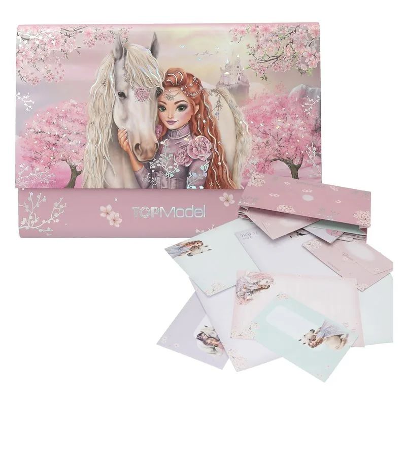 ARCHIVADOR CON SET DE CARTAS  VIVA VIOLET