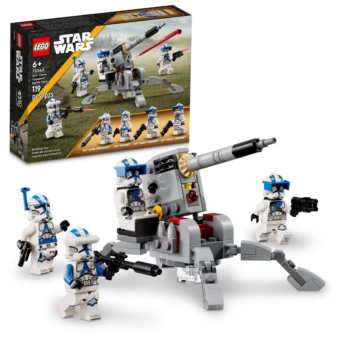 LEGO STAR WARS PACK DE COMBATE SOLDADOS CLON 119 PIEZAS