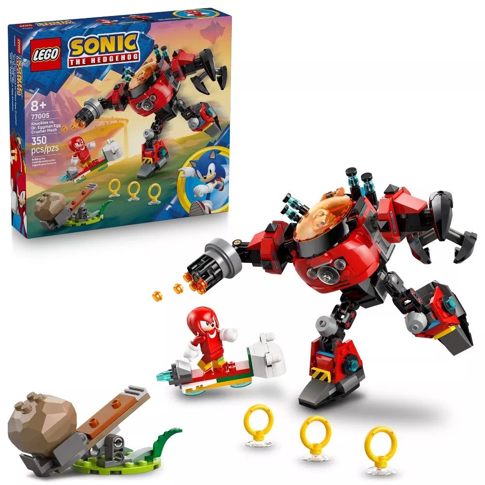 LEGO SONIC HEDHEHOG  KNUCKLES VS DR EGGMAN 350 PIEZAS